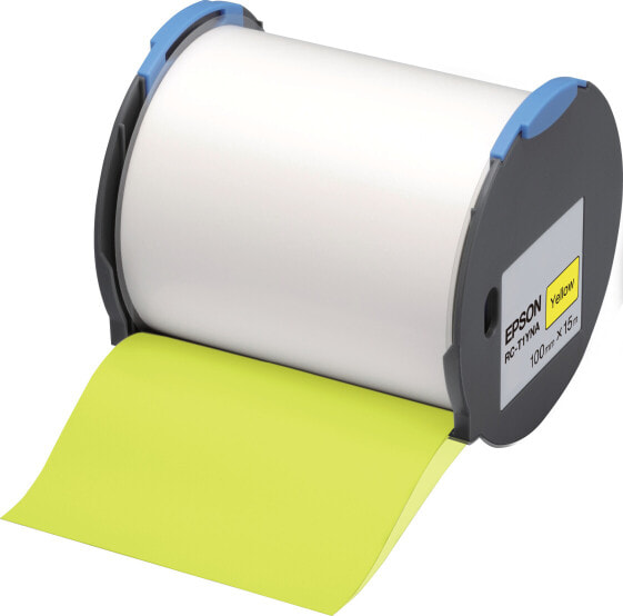 Epson RC-T1YNA 100mm Yellow Tape - Yellow - LabelWorks Pro100 - 10 cm - 15 m - 1 pc(s) - 120 mm