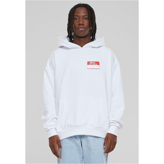 MISTER TEE Hey! My Name Is Oversize hoodie