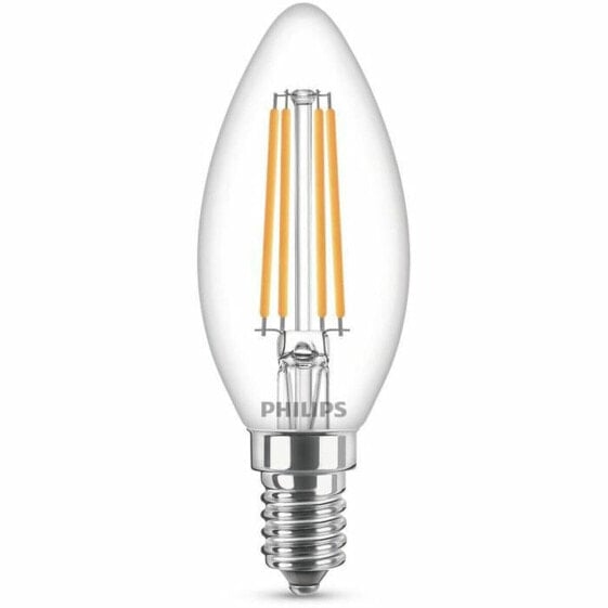Светодиодная лампочка-свеча Philips Equivalent E14 60 W Белый E (2700 K)