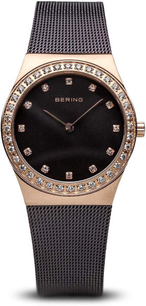 Bering Damen Armbanduhr Ceramic 35 mm Armband Edelstahl, Keramik 32435-999