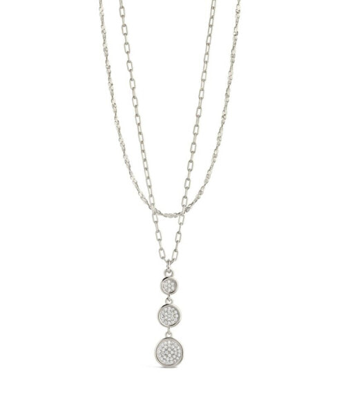Sterling Forever amy Layered Necklace