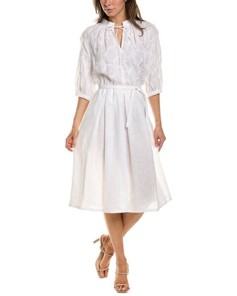 Piazza Sempione Linen-Blend Dress Women's