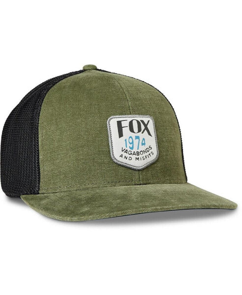 Men's Olive Predominant Mesh Flexfit Flex Hat