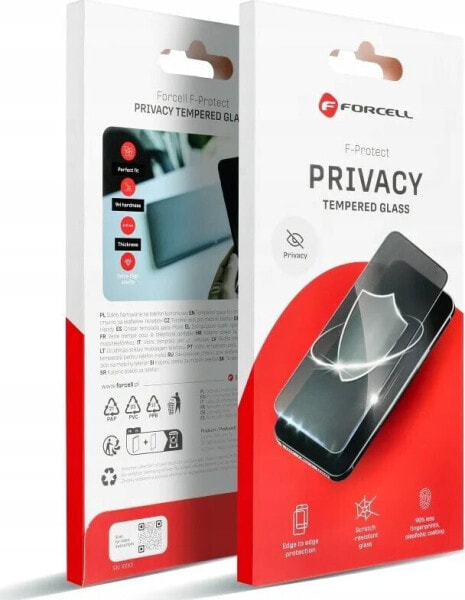 ForCell Szkło Hartowane Forcell Privacy Glass - do Iphone 15 Pro czarny