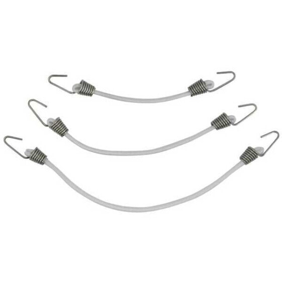 EUROMARINE Mini Sandow Ocean 25 cm Stainless Steel Hooks Elastic Rope 5 Units