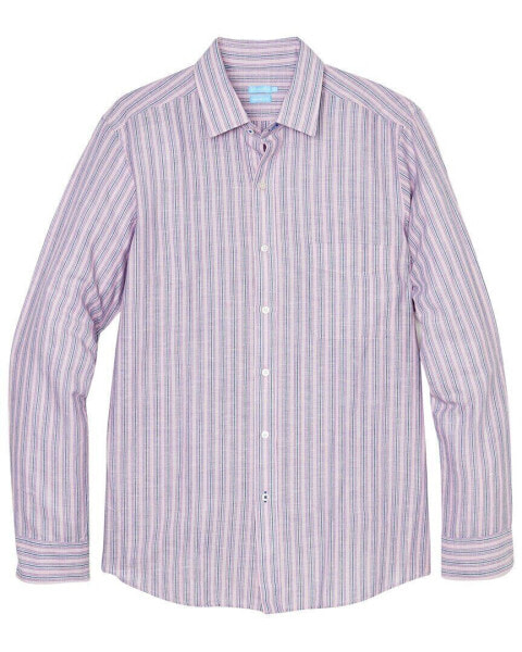 Рубашка JMcLaughlin Stripe Gramercy Linen Blend Men's