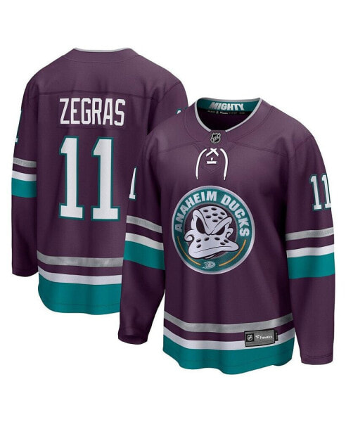 Men's Trevor Zegras Purple Anaheim Ducks 30th Anniversary Premier Breakaway Jersey