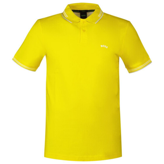 BOSS Paul Curved short sleeve polo