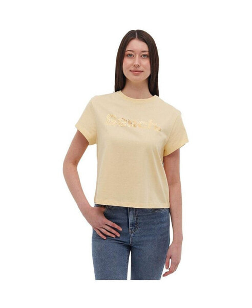 Women's Oona Chest Logo Tee