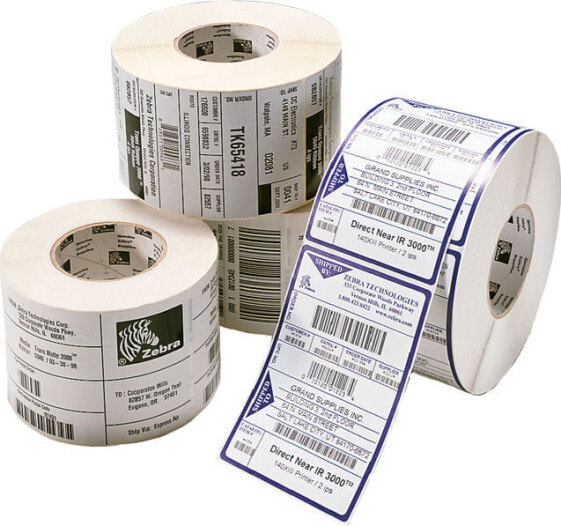 Zebra Z-Select 2000T - White - Thermal transfer - 57 x 19 - 7.6 cm - 7995 pc(s)