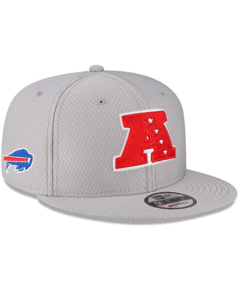 Men's Gray Buffalo Bills 2024 Pro Bowl 9FIFTY Adjustable Snapback Hat