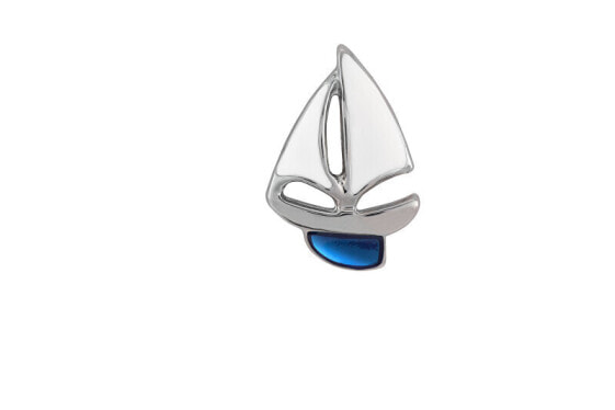 Timeless brooch with the design of the KS-194 sailboat