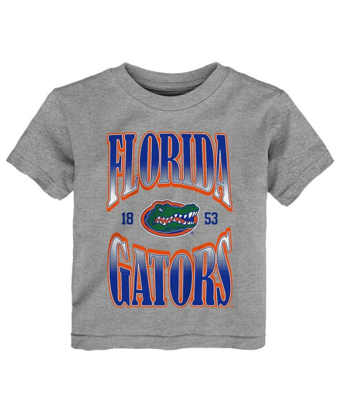 Toddler Boys and Girls Heather Gray Florida Gators Top Class T-shirt