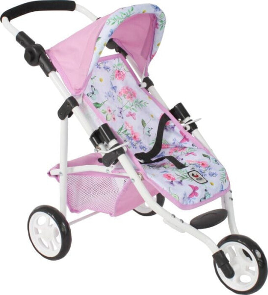 Коляска для кукол CHIC 2000 Pu-Jogging-Buggy LOLA Flowers