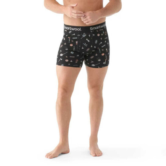 Термобелье Smartwool Merino Print Boxer Brief