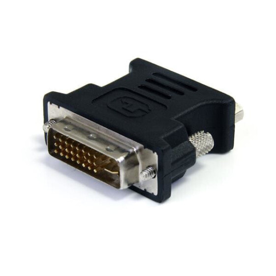 DVI to VGA Cable Adapter - Black - M/F - DVI-I - VGA - Black