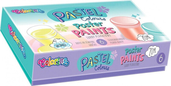 Patio Farby plakatowe Colorino Kids Pastel 6 kolorów 20 ml