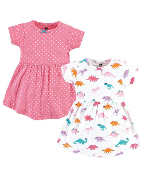 Baby Girls Baby Cotton Dresses, Cuteasaurus