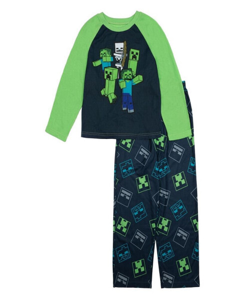 Little Boy Character Long Sleeve Long Leg 2-Piece Set