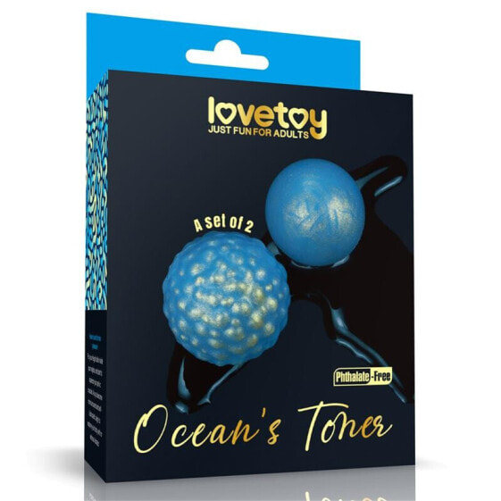 Секс игрушки LOVETOY Комплект тазовых шариков Oceans Toner из 2 шт.