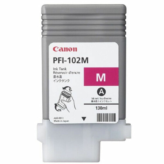 Картридж с оригинальными чернилами Canon PFI-102M Розовый