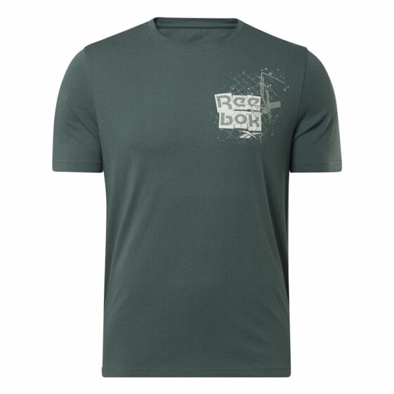 Men’s Short Sleeve T-Shirt Reebok Graphic Series Green