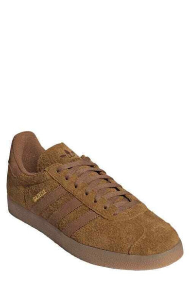 adidas 302162 Gazelle Sneaker in Bronze Strata/Pantone/Gum Size 7