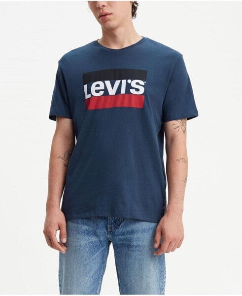 Футболка Levi's мужская с логотипом на груди