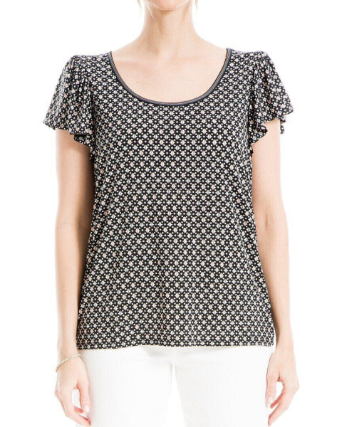 Max Studio Round Neck Top Women's