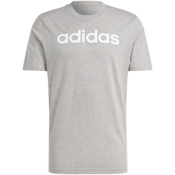 adidas Essentials Single Jersey Linear Embroidered Logo Tee M IC9277