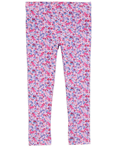 Baby Floral Knit Leggings - Floral 18M