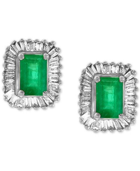 Brasilica by EFFY® Emerald (1 ct. t.w.) and Diamond (5/8 ct. t.w.) in 14k Gold or 14k White Gold