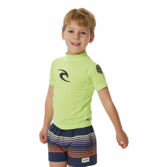 RIP CURL Brand Wave Toddler UV Short Sleeve T-Shirt