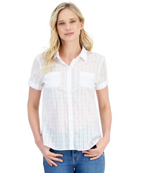 Рубашка для кемпинга из хлопка Nautica Jeans для женщин