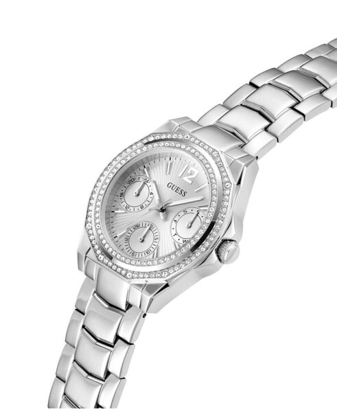 Women's Analog Silver-Tone Stainless Steel Watch 36mm