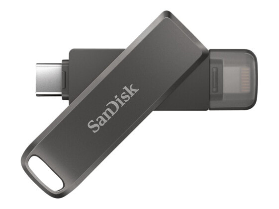 SanDisk iXpand Luxe"Schwarz USB-C + Lightning 128GB