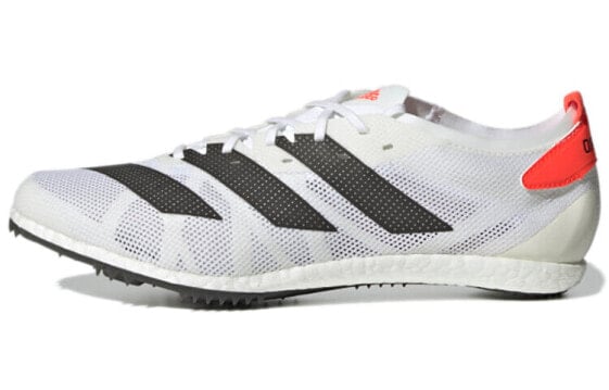 Кроссовки Adidas Adizero Avanti Tokyo Бело-черные для бега, низкие, устойчивые к износу и скольжению, унисекс