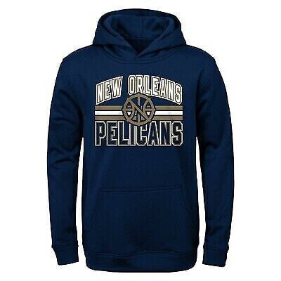 NBA New Orleans Pelicans Youth Poly Hooded Sweatshirt - L