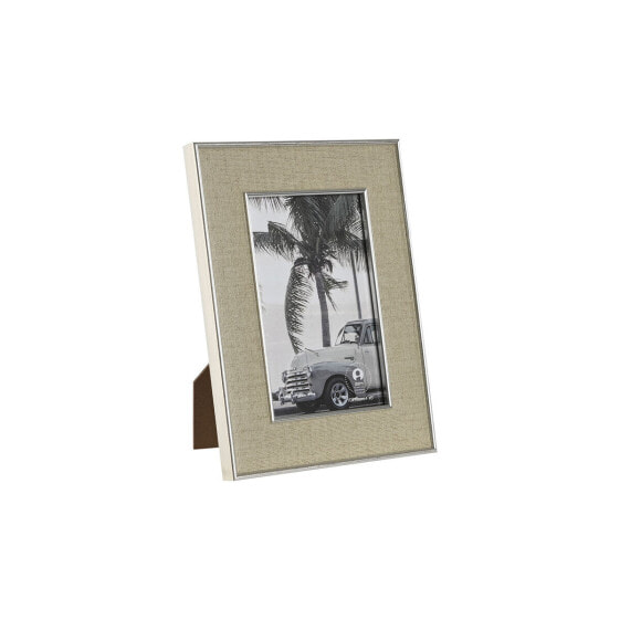 Photo frame Home ESPRIT Silver Crystal polystyrene Romantic 15,5 x 1,5 x 20,5 cm