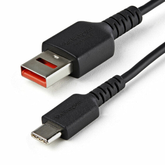 Кабель USB A — USB C Startech USBSCHAC1M Чёрный