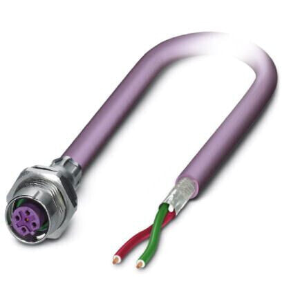 Phoenix Contact 1437449 кабель для датчика/привода 0,5 m M12 Пурпурный