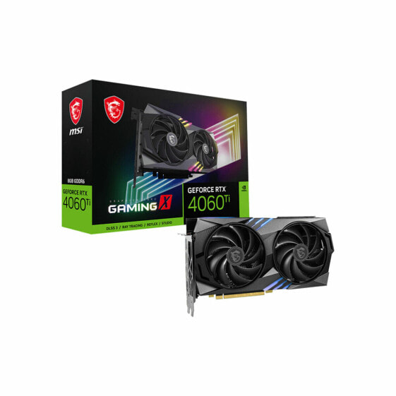 Графическая карта MSI GeForce RTX 4060 Ti GAMING X 8G 8 GB Geforce RTX 4060 Ti GDDR6 GDDR6X