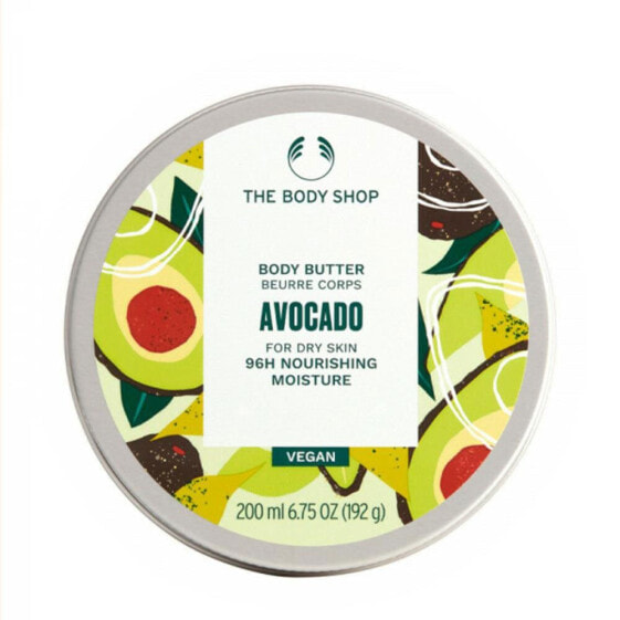 The Body Shop Avocado Body Butter Увлажняющий баттер с маслом авокадо, для сухой кожи