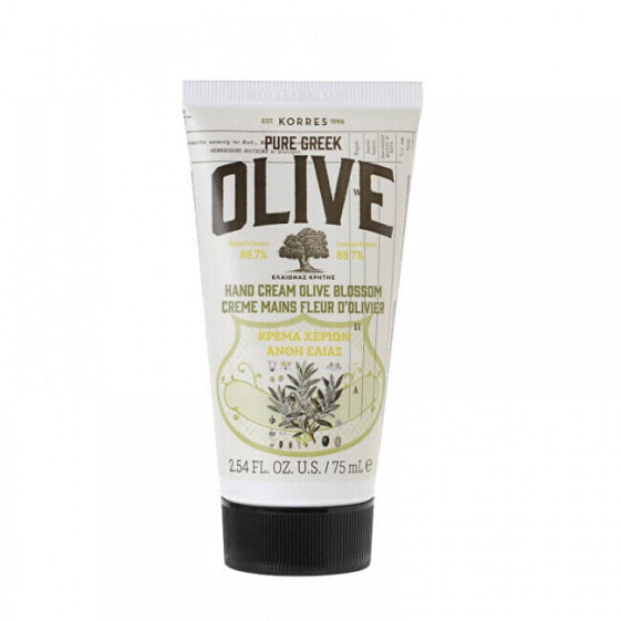 Moisturizing hand cream Pure Greek Olive (Hand Cream Olive Blossom) 75 ml