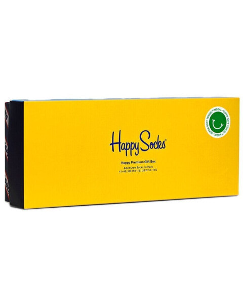 Happy Socks 4-Pack Happy Premium Sock Gift Set Men's Up41-46