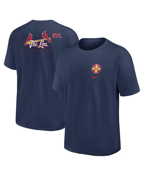 Men's Navy St. Louis Cardinals 2024 City Connect Max 90 T-Shirt