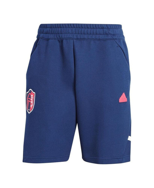 Шорты для мужчин Adidas Navy St. Louis City SC 2024 Travel