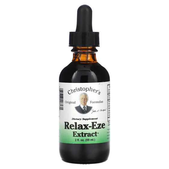 Экстракт Relax-Eze, 2 жидких унции (59 мл) Christophers Original Formulas