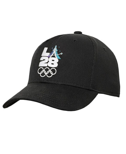 Men's Black LA28 Summer Olympics Space Travel Adjustable Hat