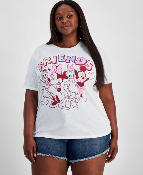 Trendy Plus Size Mickey & Friends Graphic T-Shirt